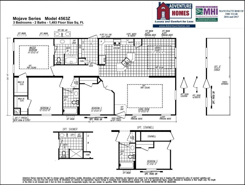 MojaveRockford4563ZFloorPlan Harmony Homes of Illinois, Inc.