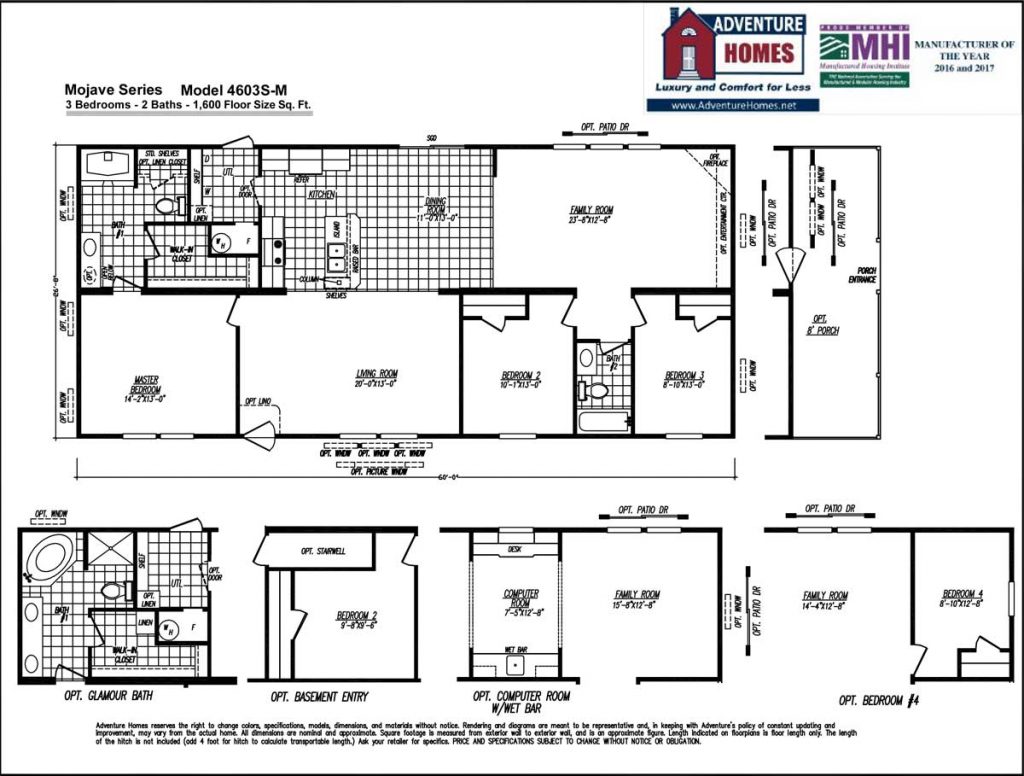 MojaveVoyager4603SFloorPlan Harmony Homes of Illinois, Inc.